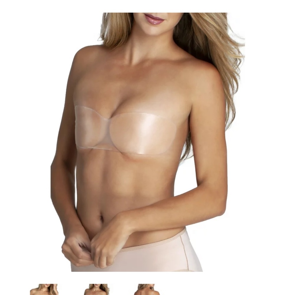 Lingerie Solutions Silicone Skin Bandeau Bra backless, Strapless size S